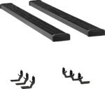 Luverne 415078-401632 Running Boards, Powdercoated Textured Black, Aluminum, Extended Cab Pickup, 7 in. Grip Step Series