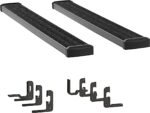 Luverne 415088-401447 Running Boards, Powdercoated Textured Black, Aluminum, 97.6/97.8 in. Bed, Standard Cab Pickup, 7 in. Grip Step Series