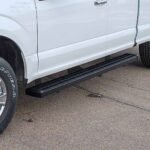 Luverne 415098-401632 7 in. Grip Step Series Running Boards, Powdercoated Textured Black Non-Powered Aluminum Set of 2 - Image 2