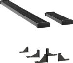 Luverne 415100-400344 Running Boards, Powdercoated Textured Black, Aluminum, 36 in. and 98 in. Length, 135.0 in. Wheelbase, For Long/Short Models, 7 in. Grip Step Series