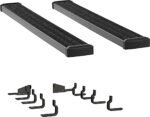 Luverne 415114-400929 Running Boards, Powdercoated Textured Black, Aluminum, 97.4 in. Bed, Extended Cab Pickup, 7 in. Grip Step Series