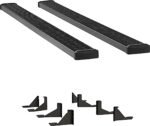 Luverne 415114-401346 Running Boards, Powdercoated Textured Black, Aluminum, 114 in. Length, 155.0 in. Wheelbase, For Long Models, 7 in. Grip Step Series