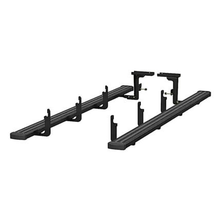 Luverne 415125-401733 Grip Step Series Running Boards, Powdercoated Textured Black Non-Powered Aluminum Set of 2