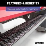 Luverne 416088-4055121 5 in. SlimGrip Series Running Boards, Powdercoated Textured Black Non-Powered Aluminum Set of 2 - Image 7