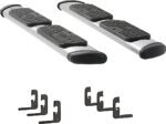 Luverne 477078-400713 Regal 7 in. Series Running Boards, Polished Non-Powered Stainless Steel Set of 2