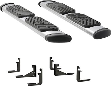 Luverne 477088-401523 Running Boards, Polished, Stainless Steel, Crew Cab Pickup/Crew Cab Pickup, Regal 7 in. Series