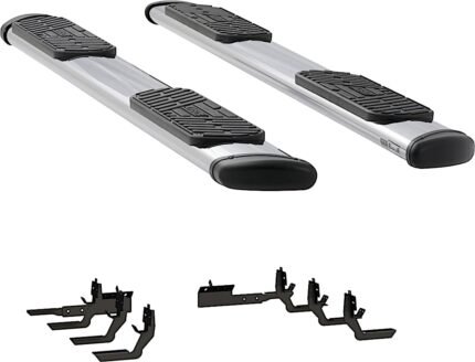 Luverne 477093-400938 Running Boards, Polished, Stainless Steel, 96.3 in. Bed, Standard Cab Pickup, Regal 7 in. Series