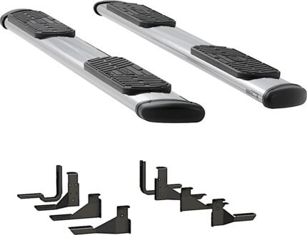 Luverne 477093-401117 Running Boards, Polished, Stainless Steel, 96.0/97.6/97.8 in. Bed, Standard Cab Pickup, Regal 7 in. Series