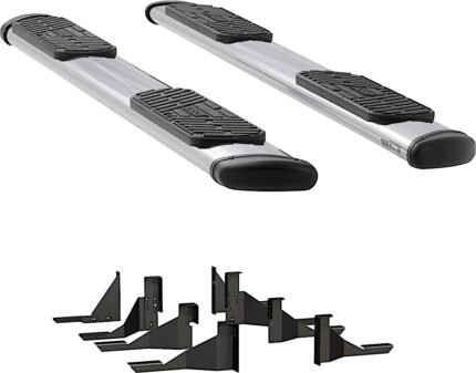 Luverne 477093-401339 Running Boards, Polished, Stainless Steel, 98.3 in. Bed, Standard Cab Pickup, Regal 7 in. Series