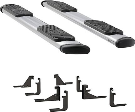 Luverne 477093-401747 Running Boards, Polished, Stainless Steel, 97.6 in. Bed, Standard Cab Pickup, Regal 7 in. Series