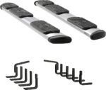 Luverne 477125-400829 Running Boards, Polished, Stainless Steel, 98.0 in. Bed, Crew Cab Pickup, Regal 7 in. Series