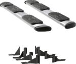 Luverne 477125-401439 Running Boards, Polished, Stainless Steel, 98.3 in. Bed, Crew Cab Pickup, Regal 7 in. Series