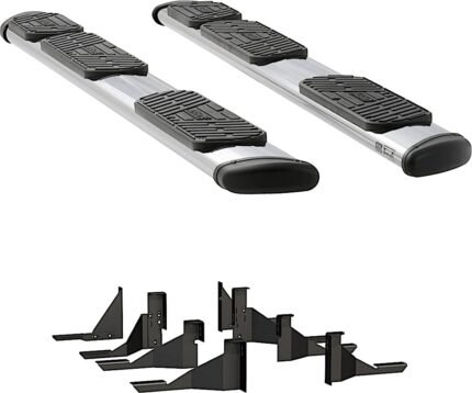 Luverne 477125-401439 Running Boards, Polished, Stainless Steel, 98.3 in. Bed, Crew Cab Pickup, Regal 7 in. Series