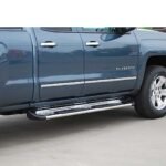 Luverne 480744-581444 Side Entry 7 in. Series Running Boards, Powdercoated Silver Non-Powered Stainless Steel Set of 2 - Image 2