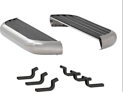 Luverne 575060-570553 6 1/2 in. MegaStep Series Running Boards, Polished Non-Powered Aluminum Set of 2