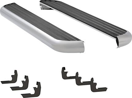 Luverne 575072-571515 Running Boards, with Polished Stainless Steel Trim, Extended Cab Pickup, 6 1/2 in. MegaStep Series
