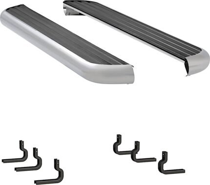 Luverne 575078-570922 Running Boards, with Polished Stainless Steel Trim, Extended Cab Pickup, 6 1/2 in. MegaStep Series
