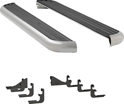 Luverne 575078-571529 Running Boards, with Polished Stainless Steel Trim, 78.9 in. Bed, Standard Cab Pickup, 6 1/2 in. MegaStep Series