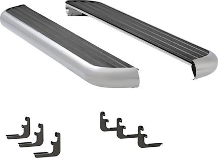 Luverne 575088-571523 Running Boards, with Polished Stainless Steel Trim, Crew Cab Pickup, 6 1/2 in. MegaStep Series