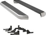 Luverne 575098-570939 Running Boards, with Polished Stainless Steel Trim, Crew Cab Pickup/Extended Cab Pickup/Standard Cab Pickup, 67.4/76.3/96.3 in. Bed, 6 1/2 in. MegaStep Series