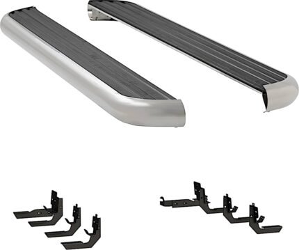 Luverne 575098-571438 Running Boards, with Polished Stainless Steel Trim, 98.3 in. Bed, Standard Cab Pickup, 6 1/2 in. MegaStep Series
