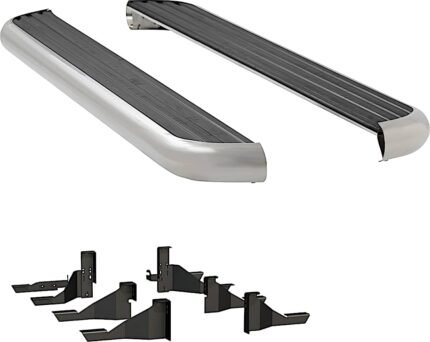 Luverne 575098-571439 Running Boards, with Polished Stainless Steel Trim, 98.3 in. Bed, Standard Cab Pickup, 6 1/2 in. MegaStep Series