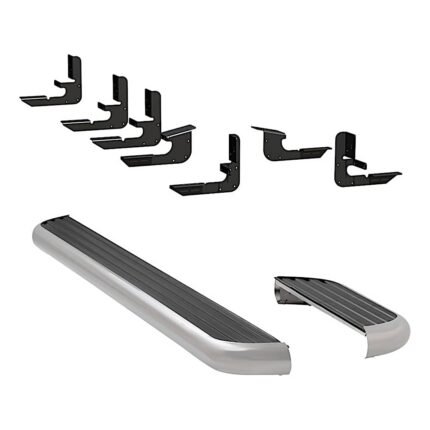 Luverne 575100-571477 MegaStep Series Running Boards, Polished Non-Powered Stainless Steel Set of 2