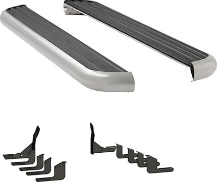 Luverne 575102-570757 Running Boards, with Polished Stainless Steel Trim, Crew Cab Pickup/Standard Cab Pickup, 6 1/2 in. MegaStep Series
