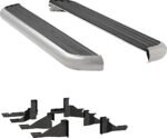 Luverne 575102-570939 Running Boards, with Polished Stainless Steel Trim, 76.3 in. Bed, Crew Cab Pickup, 6 1/2 in. MegaStep Series