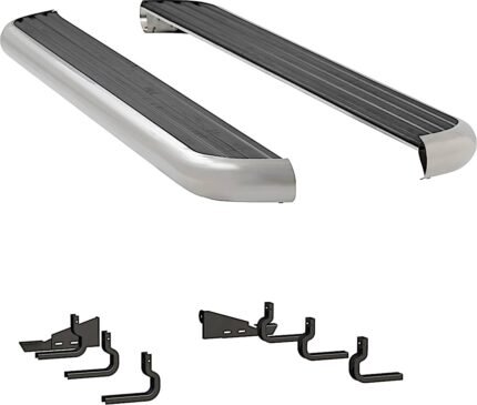 Luverne 575114-570929 Running Boards, with Polished Stainless Steel Trim, 97.4 in. Bed, Extended Cab Pickup, 6 1/2 in. MegaStep Series