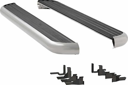 Luverne 575114-571117 Running Boards, with Polished Stainless Steel Trim, Crew Cab Pickup/Extended Cab Pickup, 6 1/2 in. MegaStep Series