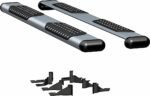 Luverne 583078-570939 Running Boards, Powdercoated Silver, Aluminum, 76.3 in. Bed, Standard Cab Pickup, O-Mega II 6 in. Series