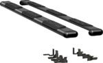 Luverne 584114-571117 Running Boards, Powdercoated Textured Black, Aluminum, Crew Cab Pickup/Extended Cab Pickup, O-Mega II 6 in. Series