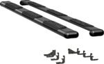 Luverne 584114-571529 Running Boards, Powdercoated Textured Black, Aluminum, 97.6 in. Bed, Extended Cab Pickup, O-Mega II 6 in. Series