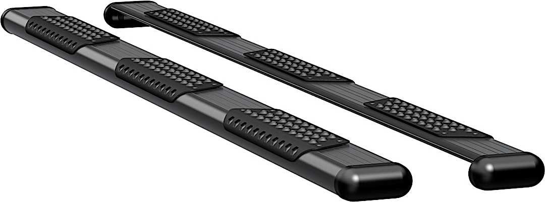 luv584114571729_1.jpg Luverne 584114-571729 Running Boards, Powdercoated Textured Black, Aluminum, 98.1 in. Bed, Extended Cab Pickup, O-Mega II 6 in. Series - Image 1