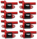 MSD 82688 Ignition Coil, Set of 8, Blaster Series