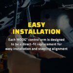 Moog RK623223 Rear, Passenger Side, Upper Control Arm, R-Series - Image 5