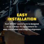 Moog RK623418 Rear, Passenger Side, Upper Control Arm, R-Series - Image 5