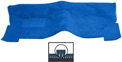 Newark Auto Products 40-2001170 Front Carpet Kit, Blue, Carpet