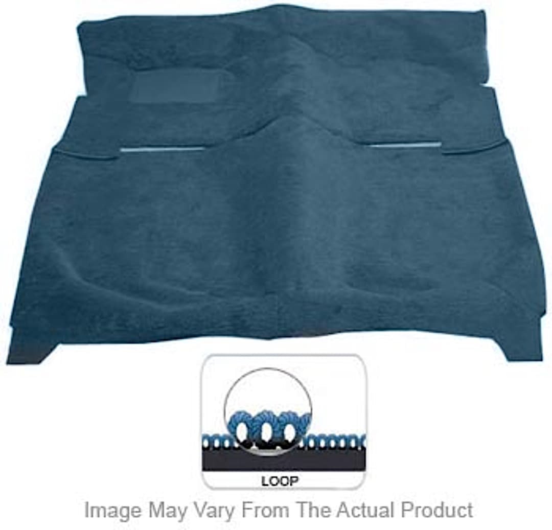 new402002602_1gen.jpg Newark Auto Products 40-2002602 Front and Rear Carpet Kit, Blue, Loop carpet - Image 1
