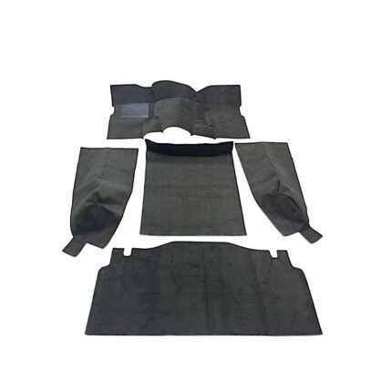 Newark Auto Products CJ3-401701 Carpet Kit, Black, Nylon Deep Plush and Cut pile