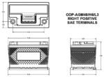 Odyssey Battery ODP-AGM48H6L3 Battery - Performance Series, Direct Fit, Sold individually - Image 4