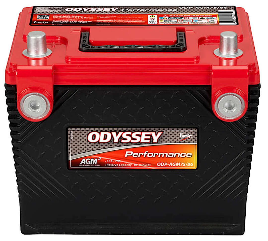 odyodp-agm7586_1.jpg Odyssey Battery ODP-AGM75 86 Battery - Performance Series, Direct Fit, Sold individually - Image 1