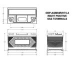 Odyssey Battery ODP-AGM94R H7 L4 Battery - Performance Series, Direct Fit, Sold individually - Image 2