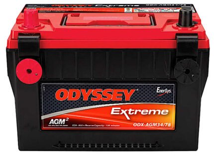 Odyssey Battery ODX-AGM34 78 Battery - Extreme Series, Direct Fit, Sold individually