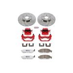 Powerstop 2-Wheel Set Power Stop&reg; KC112A-26 Front Z26 Muscle Carbon-Fiber Ceramic Brake Pad, Drilled & Slotted Rotor and Caliper Kit - Image 5