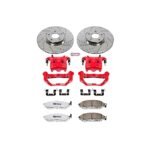 Powerstop 2-Wheel Set Power Stop&reg; KC112B-26 Front Z26 Muscle Carbon-Fiber Ceramic Brake Pad, Drilled & Slotted Rotor and Caliper Kit - Image 5