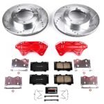 Powerstop 2-Wheel Set Power Stop&reg; KC1132 Front Z23 Daily Carbon-Fiber Ceramic Brake Pad, Drilled & Slotted Rotor and Caliper Kit - Image 4