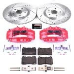 Powerstop 2-Wheel Set Power Stop&reg; KC131 Front Z23 Daily Carbon-Fiber Ceramic Brake Pad, Drilled & Slotted Rotor and Caliper Kit - Image 4