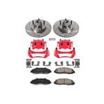 Powerstop 2-Wheel Set Power Stop&reg; KC1914 Front Z23 Daily Carbon-Fiber Ceramic Brake Pad, Drilled & Slotted Rotor and Caliper Kit - Image 4